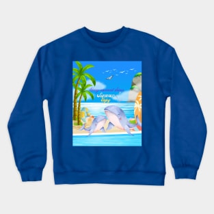 Enjoy summer every moment shines Crewneck Sweatshirt